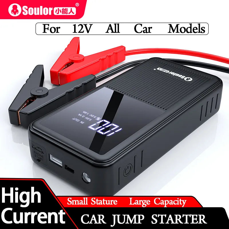 Soulor Car Jump Starter Power Bank X6 Car Battery Charger Lighter Charging Treasure Upgrade Version
