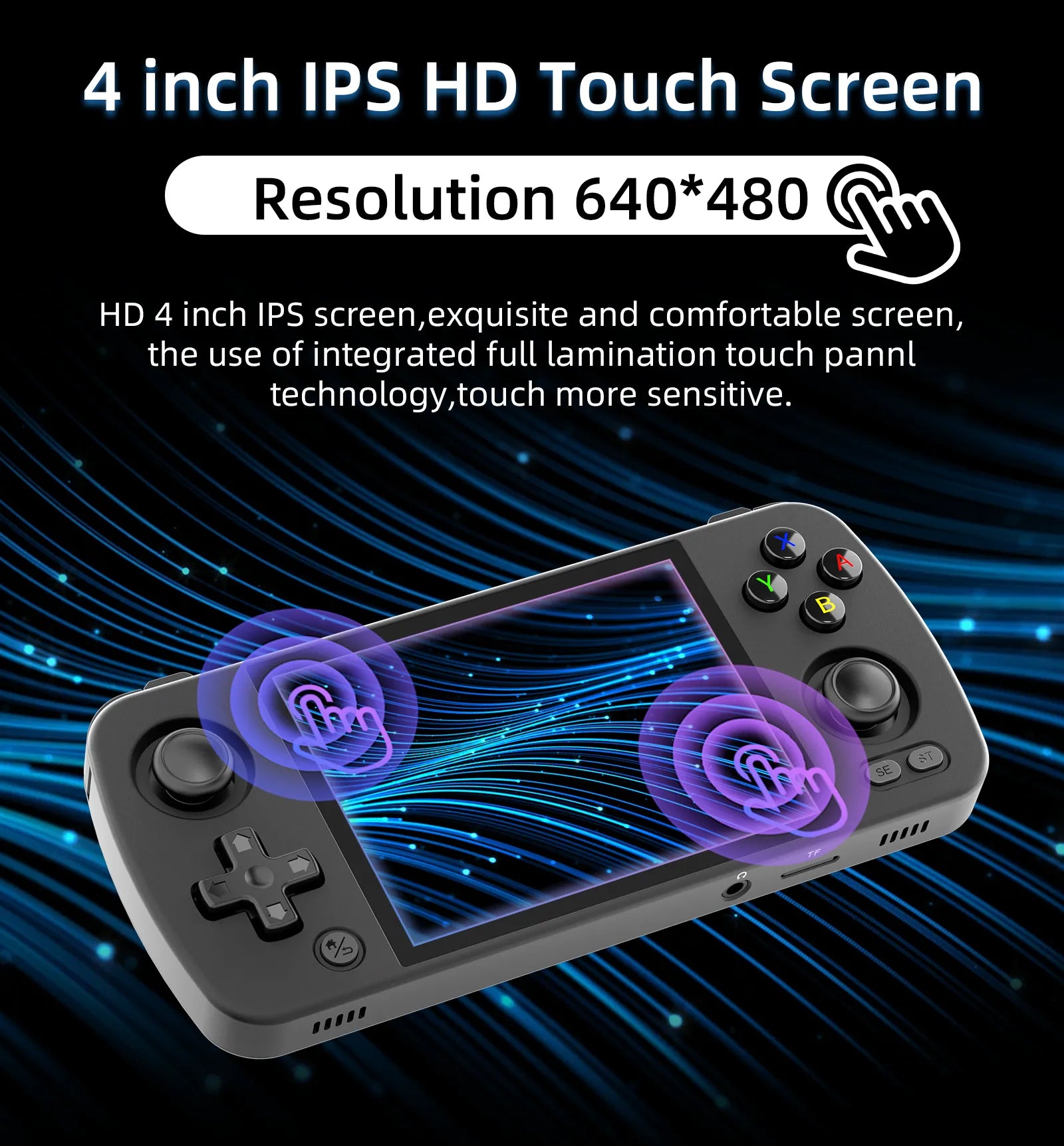 ANBERNIC RG405M Retro Handheld Game Console 4 inch IPS Touch Screen T618 CNC/Aluminum Alloy Android 12 Portable Player 3000+Game