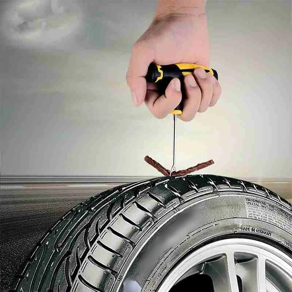 New Car Tire Repair Tool Kit Studding Set Auto Bike Puncture Plug Bike Tire Replacement Tool Motorcycle Tire Repair Tool