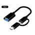Type C To USB3.0 Adapters Type C/Micro USB Male To USB 2.0 Female Converter OTG Data Transfer Mobile Phone Adapters Converters
