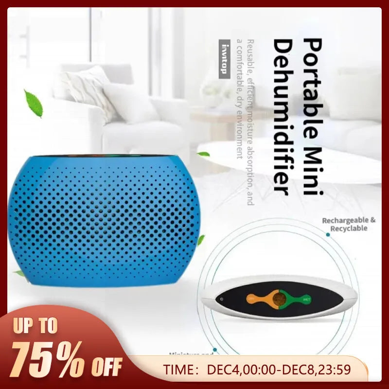 Mini Dehumidifier Home Indoor Moisture Blue Green Intelligent Mute Dryer Closet Moisture Protection