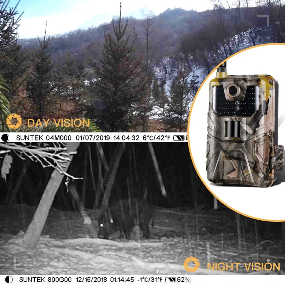 20MP 1080P Wildlife Trail Camera Wireless Hunting Cameras HC 900A PhotoTraps Night Vision Tracking Cam Surveillance