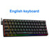 E-YOOSO Z686 RGB USB 60% Mini Slim Mechanical Gaming Wired Keyboard Red Switch 68 Keys Russian Brazilian Portuguese for Compute
