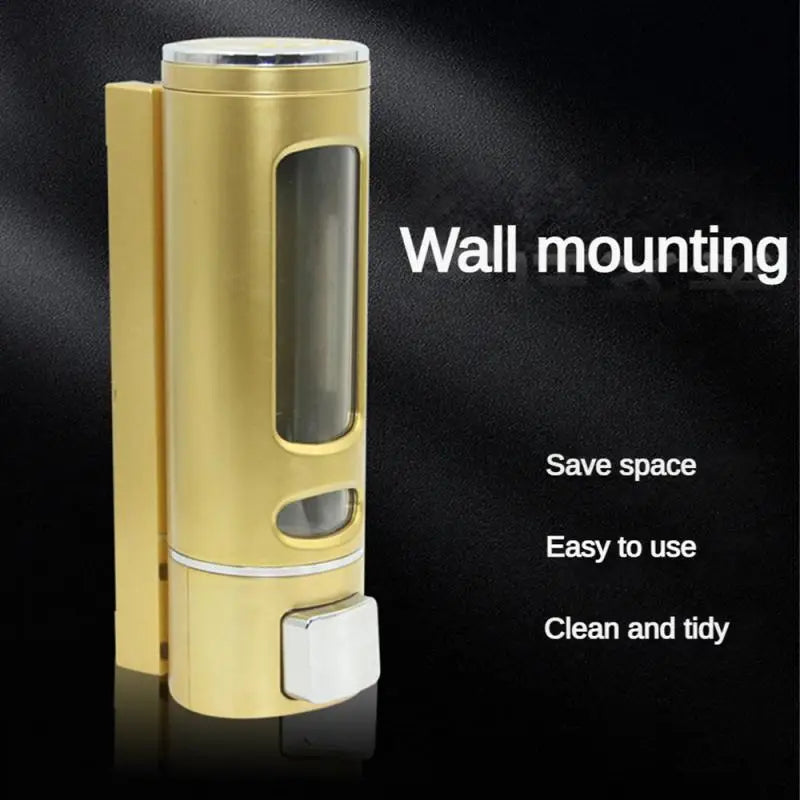 1/2PCS Bathroom Wall Mounted Shower Pump Dispenser Single Hand Shampoo Soap Dispenser Shower Gel Conditioner for Kitchen Hotel