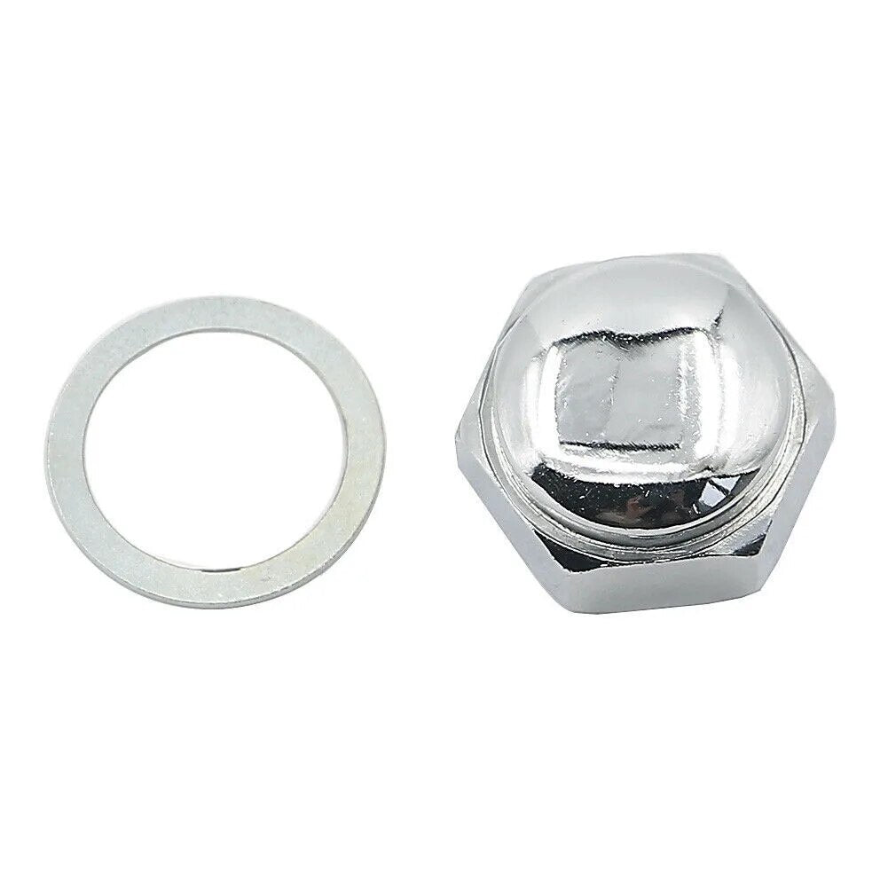1pcs Replace Steering Stem Cap Nut Fit For Honda XL100 XL70 XL75 XL80 XR100 Z50A Z50R Silver High Quality Metal Nut Washer