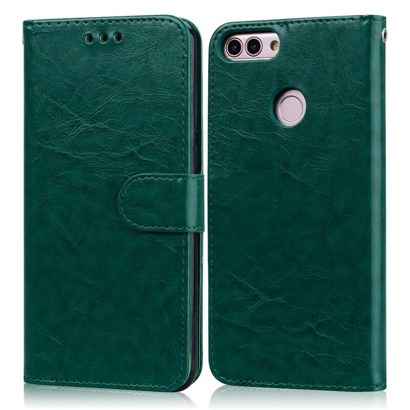For Huawei P Smart Case FIG-LX1 Soft Leather Wallet Flip Case For Huawei P Smart 2018 Case FIG-LX1 5.65 inch Case Coque Fundas