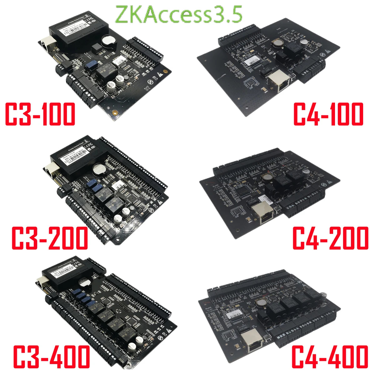 C3-100 C3-200 C3-400 C4-100 C4-200 C4-400 One Two Four Door Lock Controller Panel RFID Card Tcp/IP Lan Access Control System