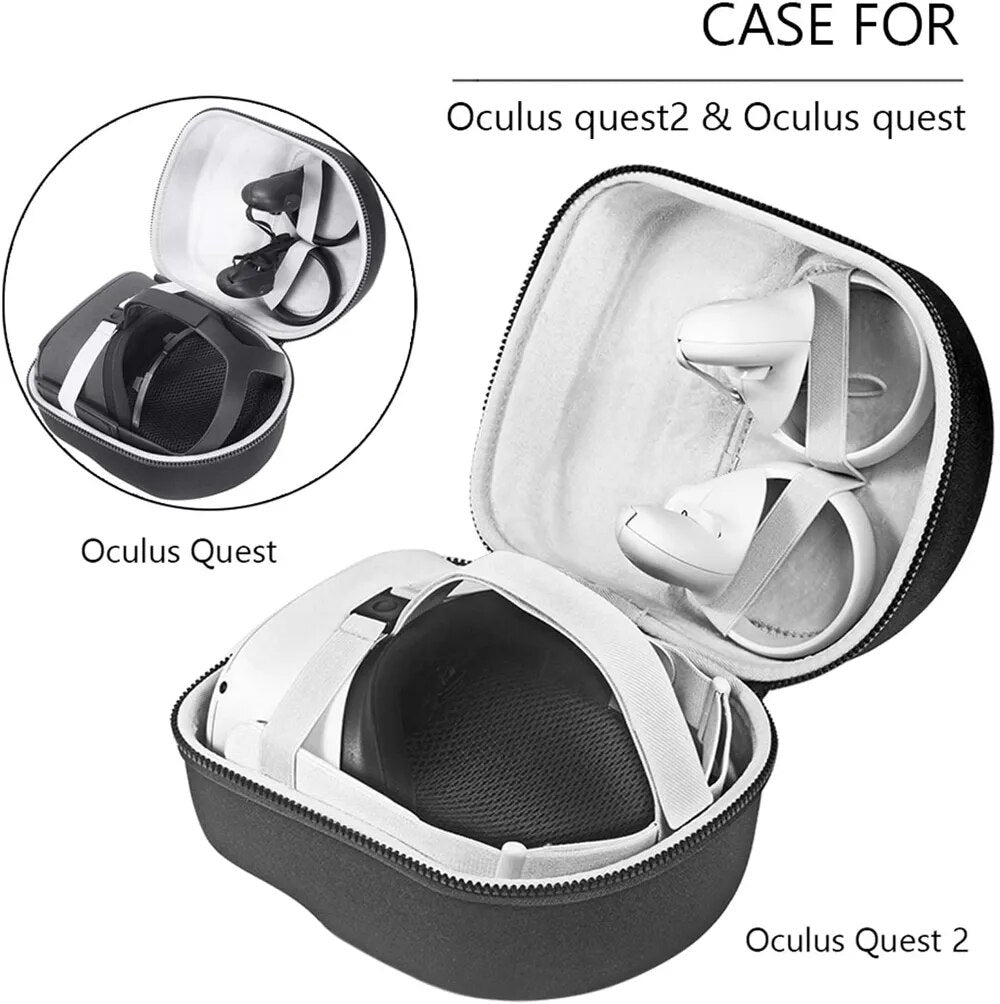 Hard Travel Case Storage Bag For Oculus Oculos Quest 2 VR Headset Portable Convenient Carrying Case Controllers Accessories