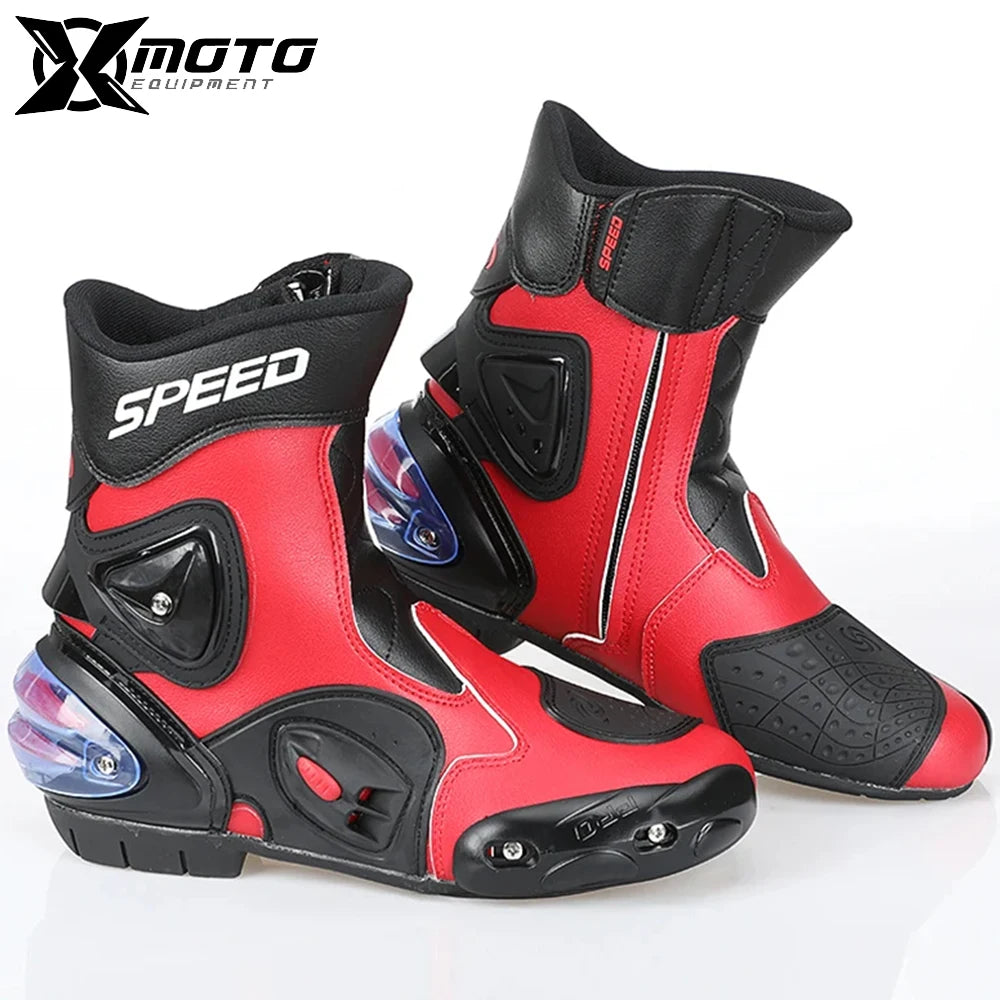 Motorbike Riding Boots Outdoor Travel Mountain Non-slip Sports Shoes Road Commuter Motorcycle Boots Sports Hiking Canvas Shoes