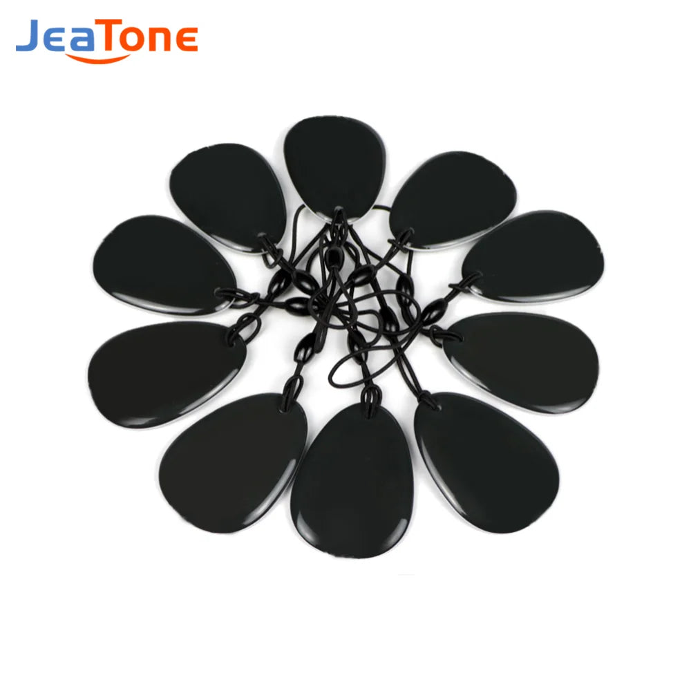 Jeatone 10 Pcs IC/ID Card For Video Intercom Entry Access Control IC Card 13.56MHz & ID Card 125KHz 1 Millisecond Delay