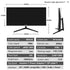 MUCAI 29 Inch Monitor 200Hz Wide Display 21:9 IPS WFHD Desktop LED Gamer Computer Screen Not Curved DP/2560*1080