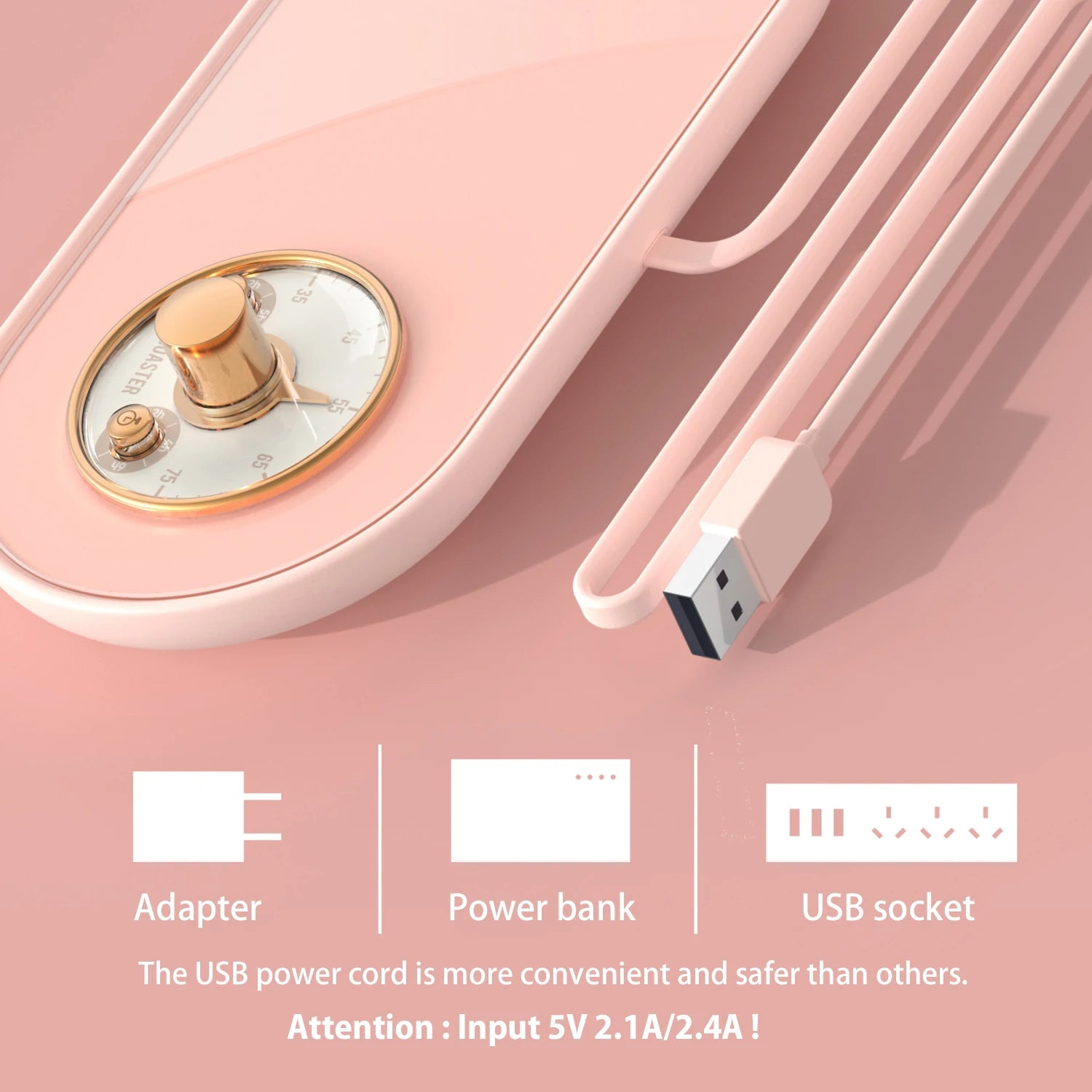 USB Electric Coffee Mug Warmer Beverage Cup Heater for Home Office Desk Mat Heating Coaster Plate Pad for Milk Cocoa Tea Water