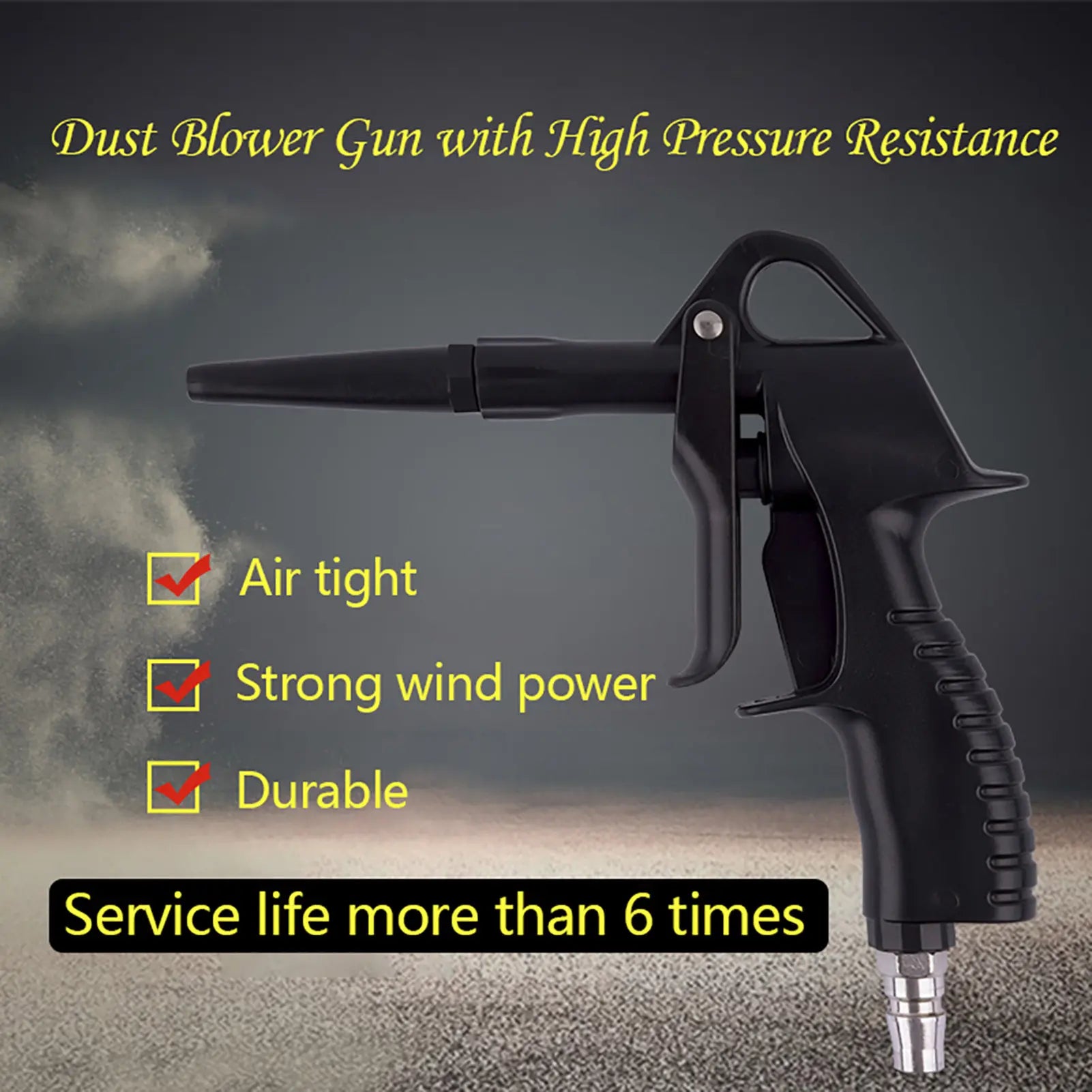Compressed Air BlowQuick Coupling High Pressure Blow Guns Pneumatic Air Compressor Cleaning Tool For Industrial Cleaning
