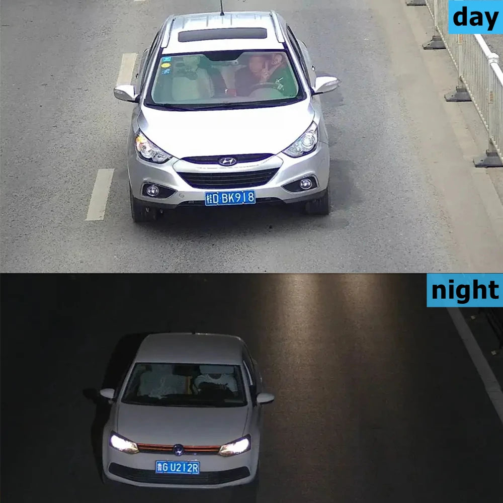 1080P Vehicle License Number Plate Recognition 2.8-12mm 6-22mm 5-50mm Varifocal Lens LPR IP Camera For Highway Parking Lot Onvif
