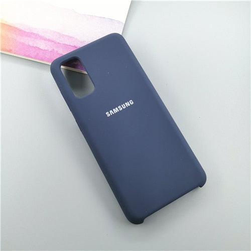 S20FE Case Original Samsung Galaxy S20 FE Ultra Plus S20+ Silky Silicone Cover High Quality Soft-Touch Back Shell