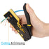 ZoeRax RJ45 Crimp Tool Pass Through Crimper Cutter for Cat6 Cat5 Cat5e 8P8C Modular Connector Ethernet All-in-one Wire Tool
