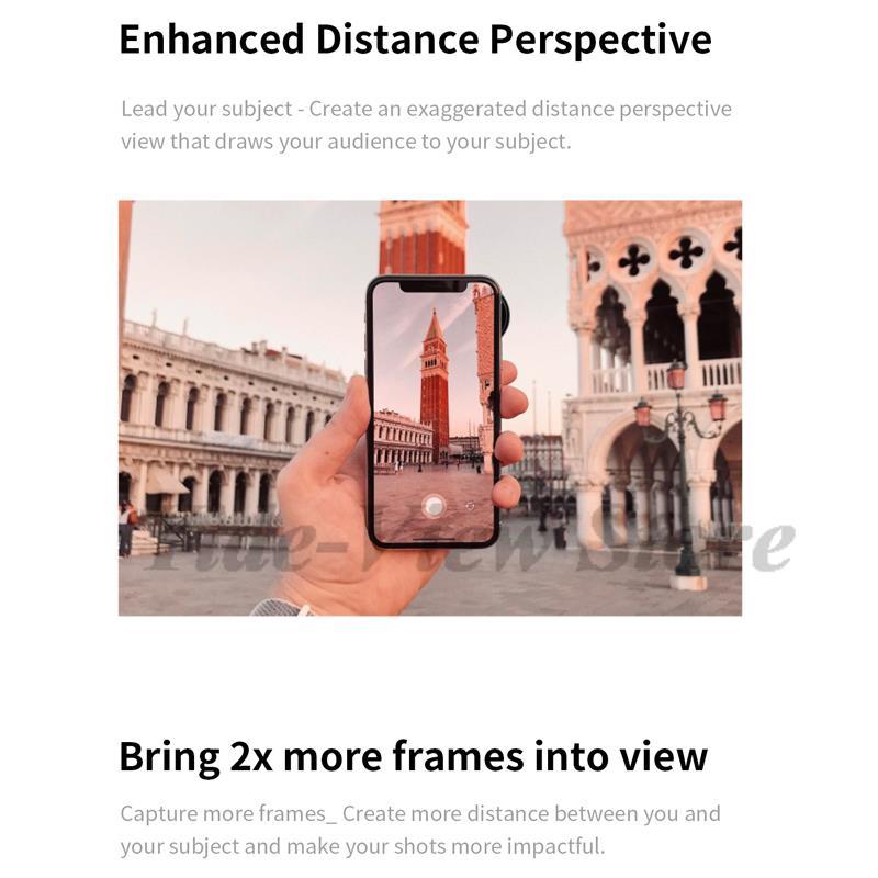 Fotorgear Mobile Phone Camera Lens Set (10X Macro/65mm Portrait/170° Fisheye/16mm Ultra Wide Lens)For iPhone 12 iPhone 13 Series