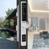 3CM Width Slim Smart Door Lock TTLock Waterproof Fingerprint IC Card Code Smart Electronic Door Lock Sliding Aluminum Door Locks