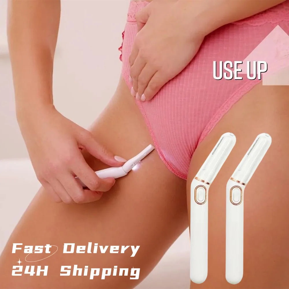 Portable Bikini Shaver And Trimmer Epilator For Women Electric Shaver For Dry Use Personal Groomer For Intimate Ladies Shaving