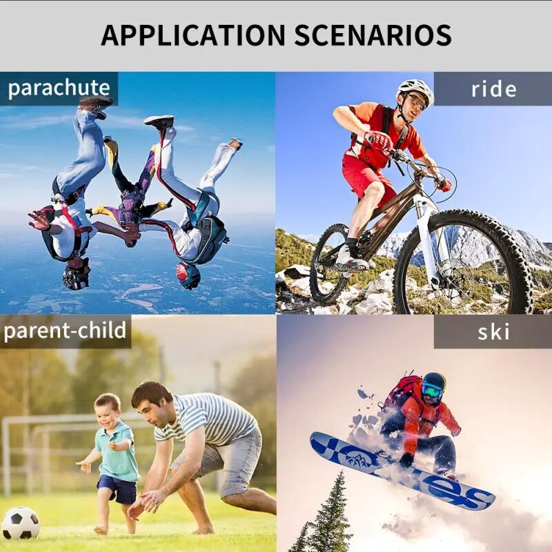 Sport Action Camera HD 1080P Anti-shake Mini Thumb Outdoor Cycling Hiking Travel Video Recording Sport Pro Bike Bicycle Cam New