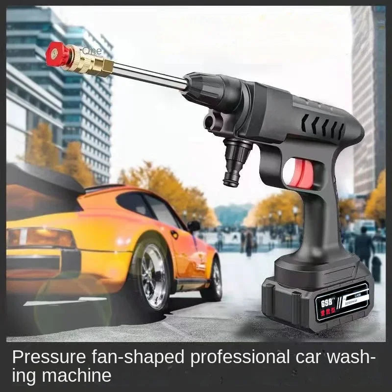 20000/30000mAh Car Wash High Pressure Washer Water Gun 60Bar Car Accessory Cleaner for Auto Home Garden Cleaning Washing Machine
