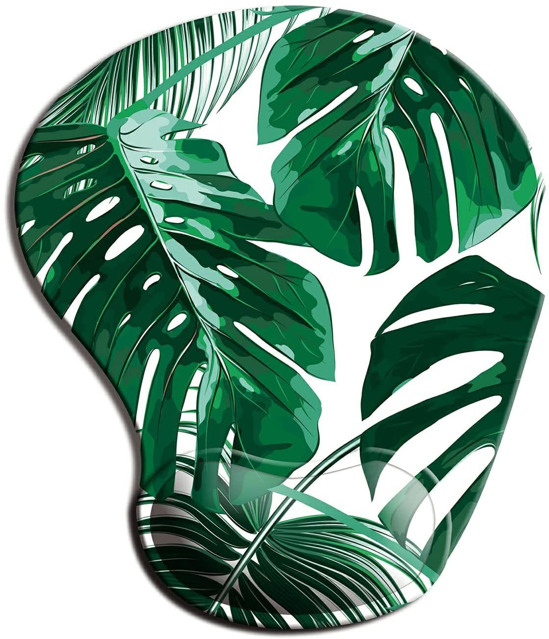 Ergonomic Mouse Pad with Wrist Rest Silicone Non-slip Deskpad Wrist Support Under Hand Office Computer Mousepad Desk Mat