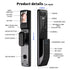 Tuya3D Face Recognition Smart Door Lock Security Camera Wifi Tuya APP Remote Control Voice Real-time Intercom Digital Electronic