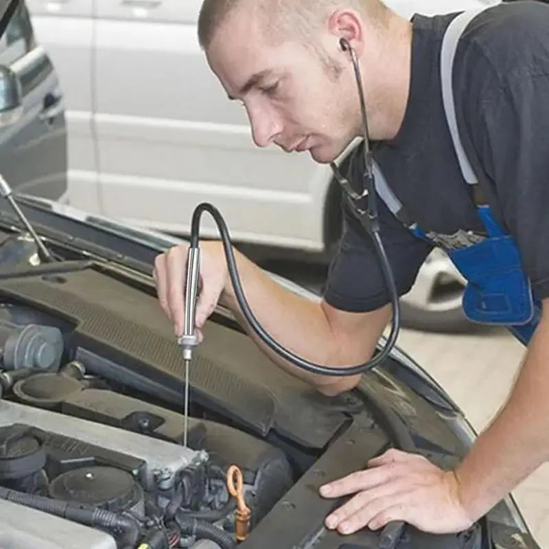 New Mechanics Car Cylinder Stethoscope Engine Block Diagnostic Automotive Hearing Tools Durable Engine Detector Free Ship