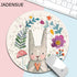 Kawaii Round Celestial Mouse Pad Soft Mat for Game Computer Cap Desk Mat Pads Non-Slip Rubbe PC Waterproof Office MousePad 20cm