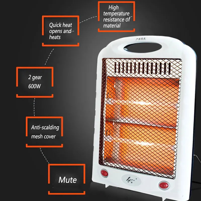 Dornit Portable Electric Heater Stove Hand Winter Warmer Machine Furnace Bedroom Office  Thermal Heating Radiator Hot Air Blower