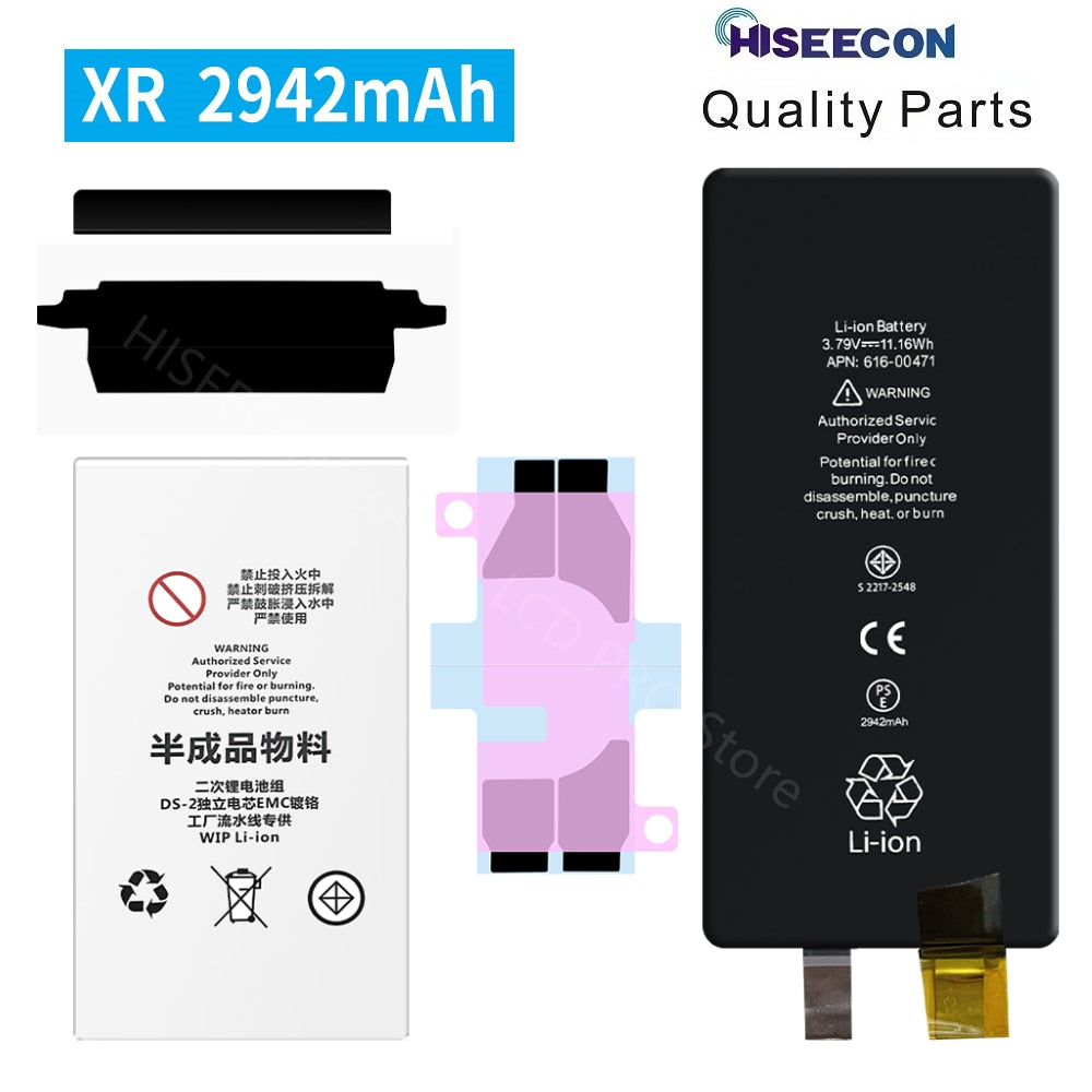 4PCS/10PCS Battery Cell No Flex For iphone 11 12 13 XR XS Pro Max Rechargeable Repair Tool JC V1SE V1S QianLi Appolo Flex Kit