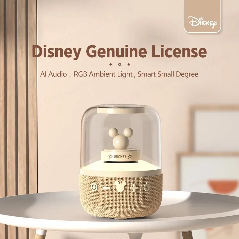 Disney S6 Smart Bluetooth Speaker Wireless Audio Home Outdoor Subwoofer Portable Surround HiFi Sound Loudspeaker Birthday Gifts