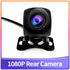 170° AHD 1080P Vehicle Rear View Camera Car Reverse Black Fisheye Lens Night Vision Waterproof Universal
