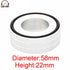 65x25mm Solid Aluminum Speaker AMP Turntable Recorder Isolation Feet Spike Floor Base Pad Stand Cone Damper Hifi Audio DIY