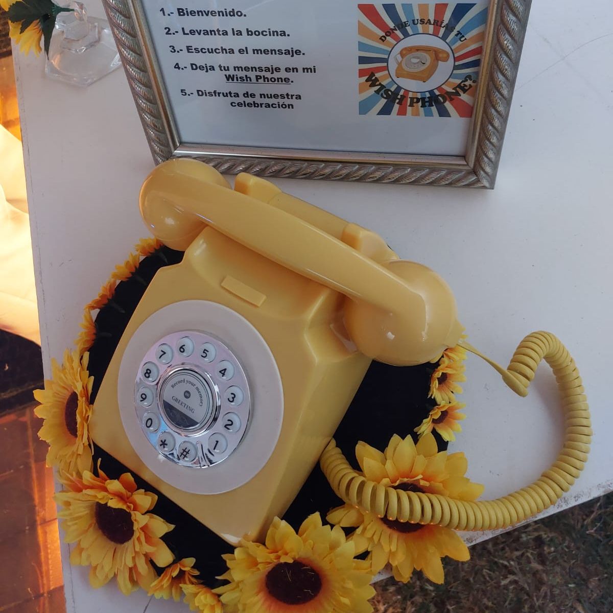 Wedding Phone Message Voice Record Retro Audio Guest Book Vintage Guestbook Antique Telephone