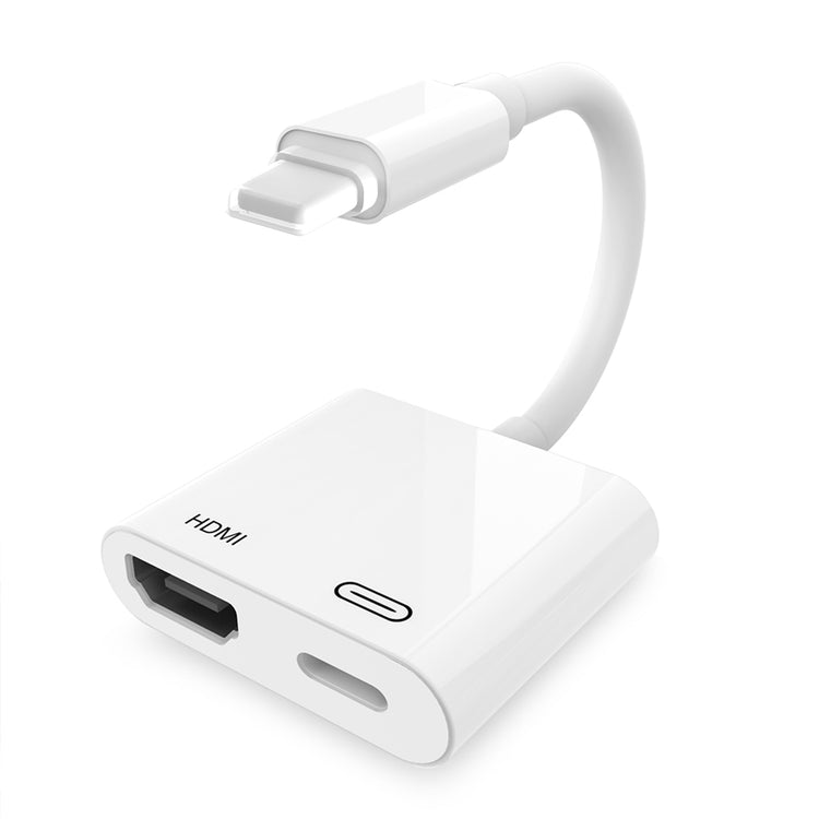 Lightning to HDMI Digital AV Adapter 1080P Video&Audio Sync Screen Converter with Charging Port for iPhone iPad to TV/Projector