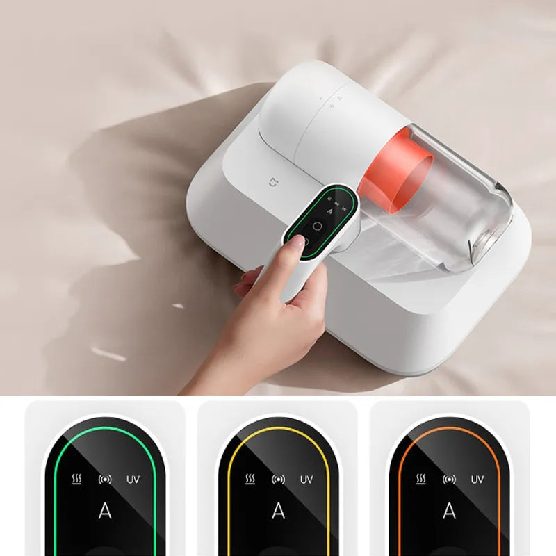 XIAOMI MIJIA Vacuum Mite Remover Brush Pro For Home Bed Quilt UV Sterilization Disinfection Dust 14kPa Handheld Vacuum Cleaners