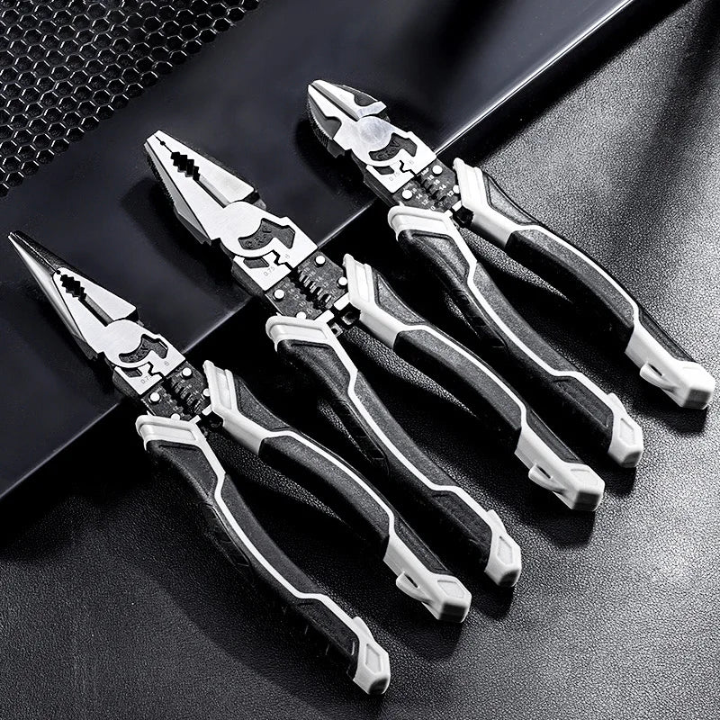 Wire Cutters Multifunctional Pliers Crimping Tools Stripper for Cutting Peeler Electrician Professional Hand Needle Nose Nippers