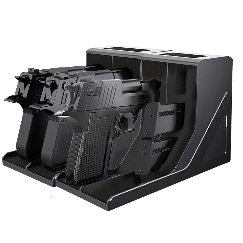 Pistol Rack Modular Handgun Rack Gun Safe Cabinet Storage Organizer Accessory Universal Protective Holster for Handgun Black
