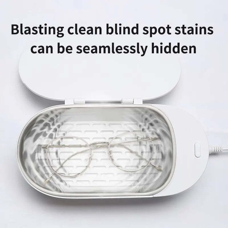 Portable Ultrasonic Cleaner High Frequency Vibration Wash Cleaner for Jewelry Part Glasses Denture Teeth Manicure