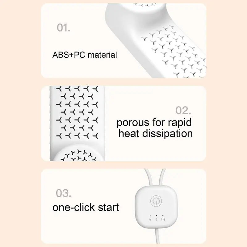 Intelligent Shoe Dryer Thermostatic Control Eliminating Bad Odor Dehumidifier Device Portable Boot Glove Drying Heater Accessory