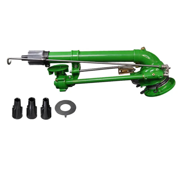 head 360 degree rotating agricultural long range high pressure water irrigation system rain gun spray automatic metal sprinkler