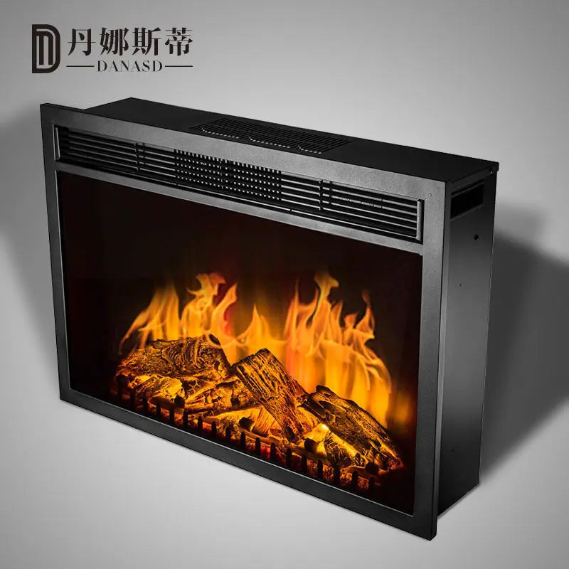 Electric Fireplaces with 3d Fire Fake Fireplace Electric Fireplace 220V 1400W Core Fake Decorative Fireplace Simulation Flame
