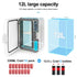 E-ACE Portable Mini refrigerator 24V 12L Mini Fridge 220V  Portable multifunctional freezer Camping fridge