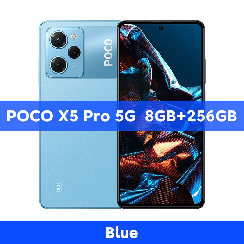 New POCO X5 Pro 5G Global Version 128GB/256GB Snapdragon 778G 120Hz Flow AMOLED DotDisplay 108MP Camera 67W 5000mAh NFC