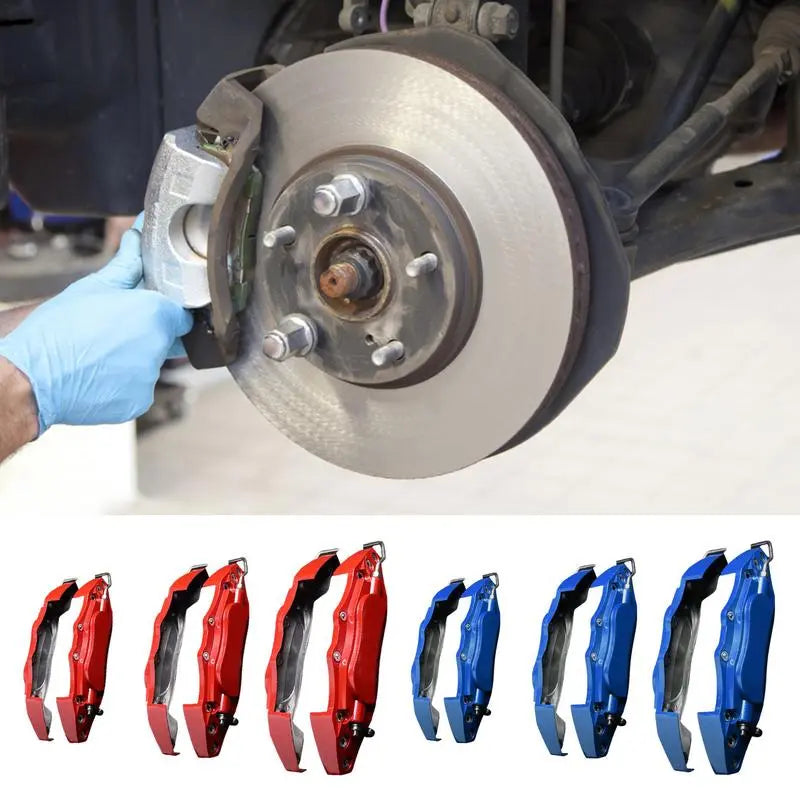 Car Disc Brake Caliper Covers Car Universal Disc Brake Caliper Fake Covers For Left And Right Automobile Brake Kit Accessories