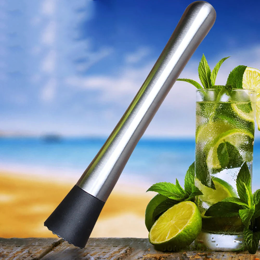 Stainless Steel Wine Mixing Stick Bar Cocktail Shaker Mojito Mint Muddler Cocktail Muddler Ice Crusher Hammer Bartenders Barware