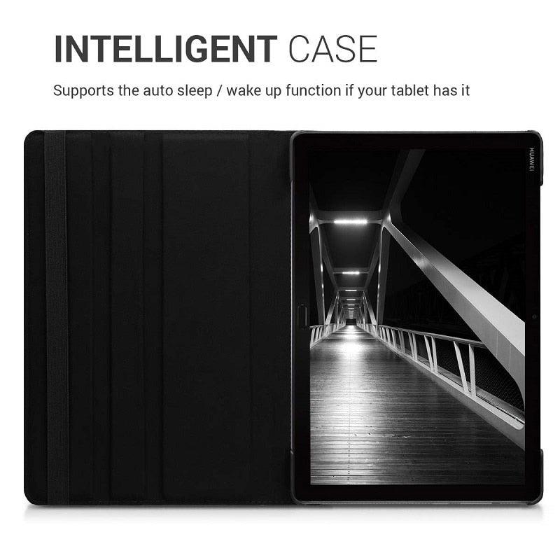 Tablet Case for Huawei MediaPad M5 lite 10 BAH2-W19/L09/W09 PU Leather Folding Litchi Style Cover MediaPad M5 lite 10.1 Cases