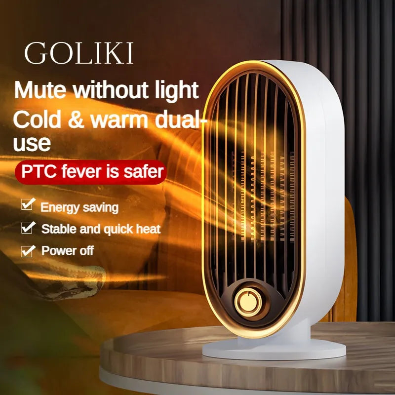 800W Desktop Portable Heater Space Heater Suitable for Home and Office Xiaomi Style Electric Heater for Warm Hands and Feet