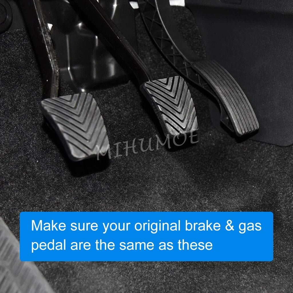 Clutch Brake Gas Pedal Pad Cover Set For Mitsubishi Outlander Sport Eclipse Cross Lancer ASX RVR Manual Transmission